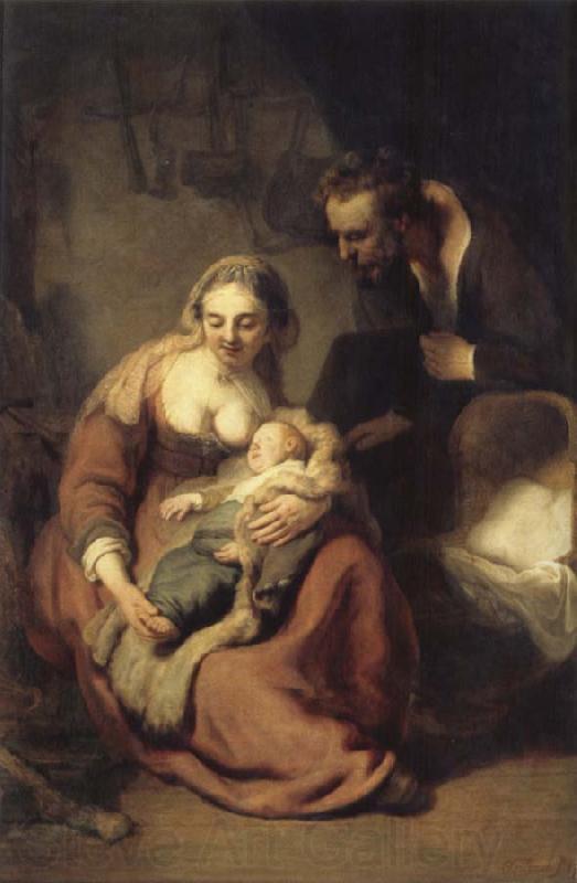 REMBRANDT Harmenszoon van Rijn The Holy Family Spain oil painting art